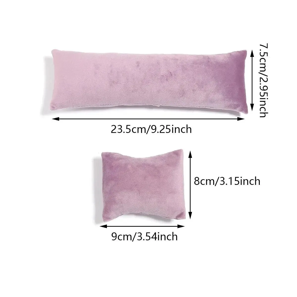 1 Set Color Velvet Cushion Jewelry Display Pillow Stand Bracelet Watch Bangle Organizer Cushion Photography Prop Show Holder Wholesale