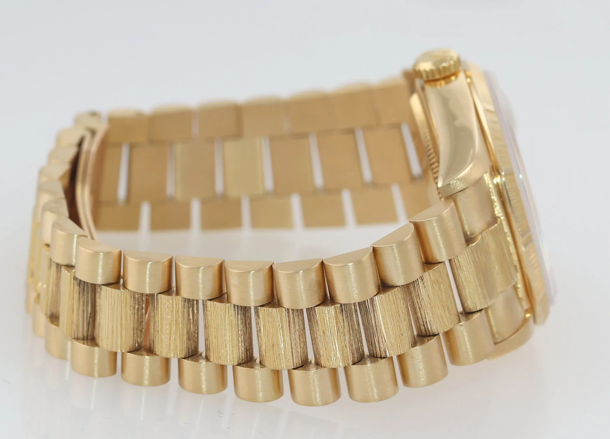 18248 Rolex Day-Date President Gold Double Quick Set Bark 18238 Florentine Watch