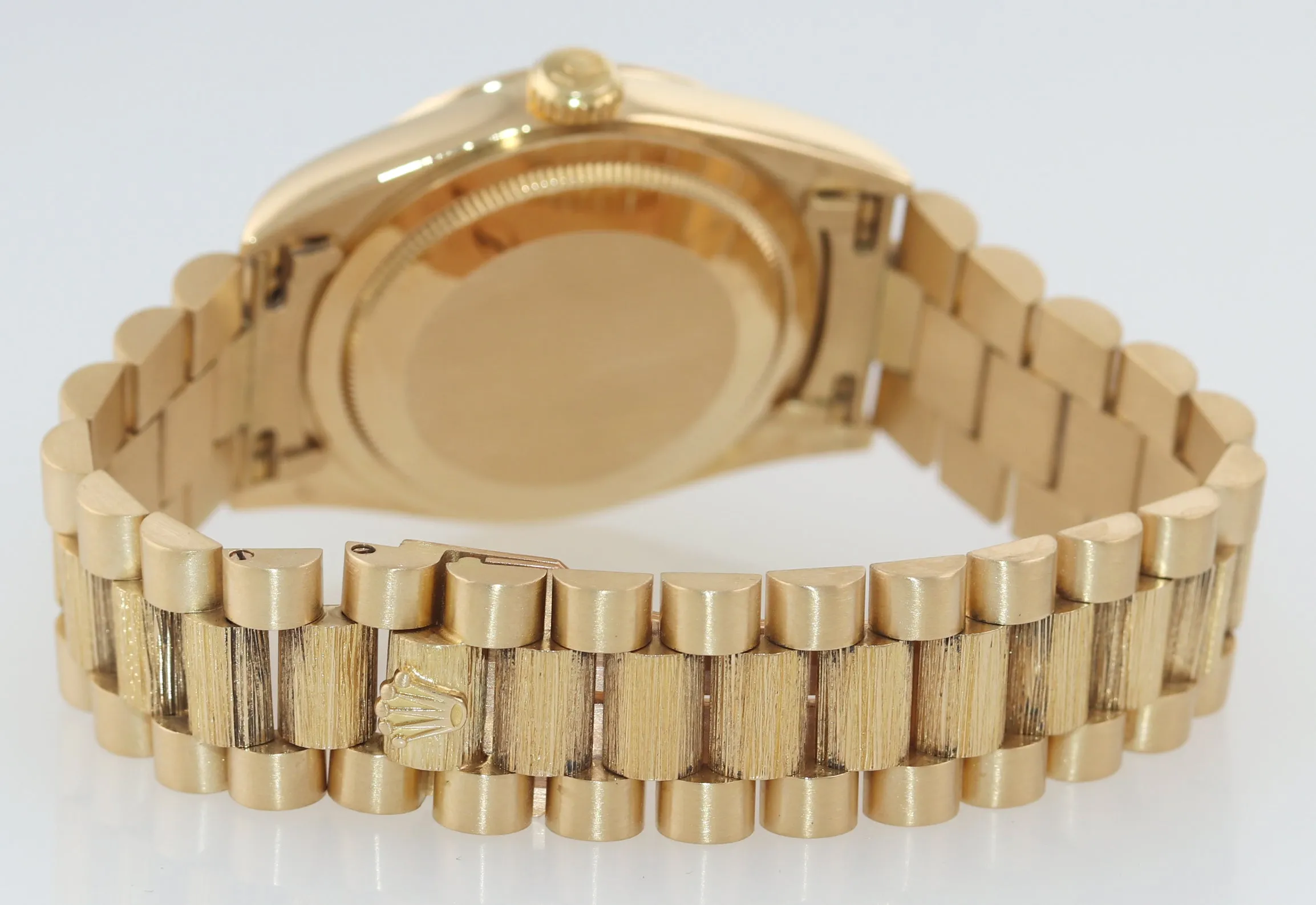 18248 Rolex Day-Date President Gold Double Quick Set Bark 18238 Florentine Watch