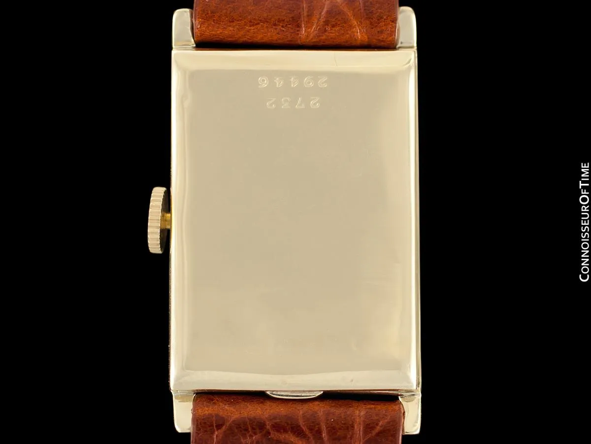 1932 Rolex Art Deco Mens "Prince Elegante" Watch - Solid 9K Gold