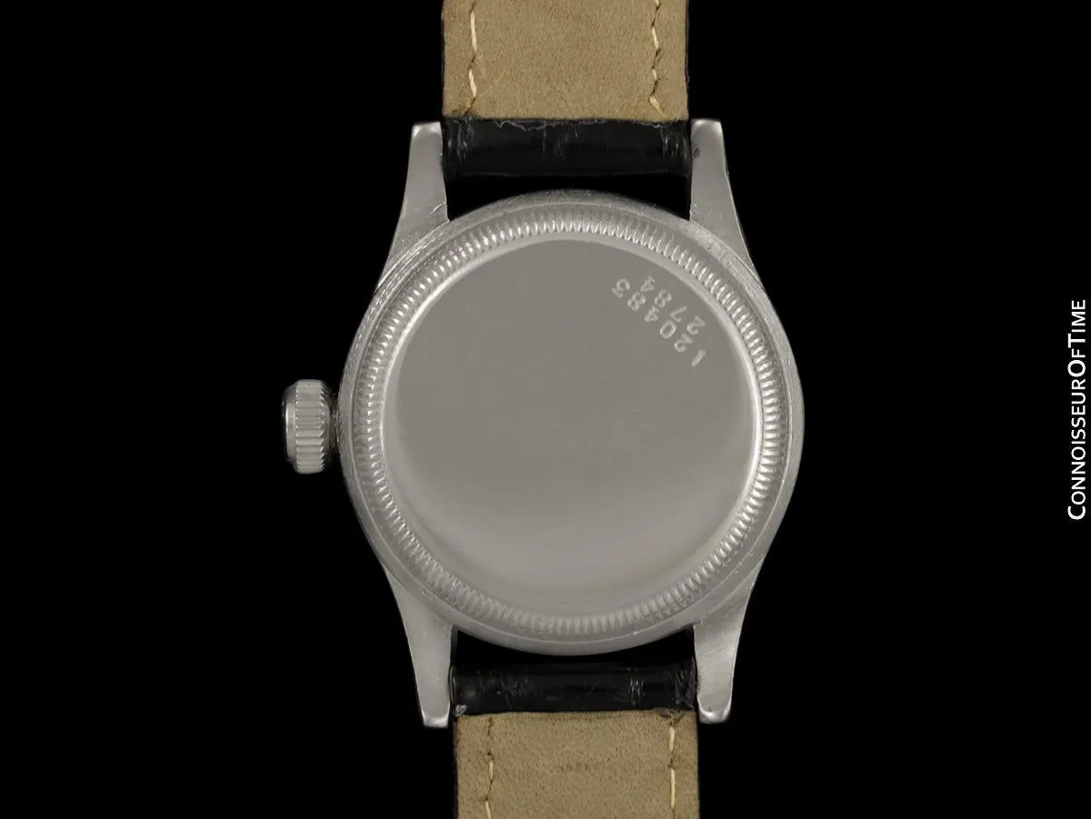1941 Rolex Oyster Junior Sport Vintage Mens "Boys" WW II Era Watch - Stainless Steel