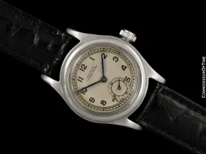 1941 Rolex Oyster Junior Sport Vintage Mens "Boys" WW II Era Watch - Stainless Steel