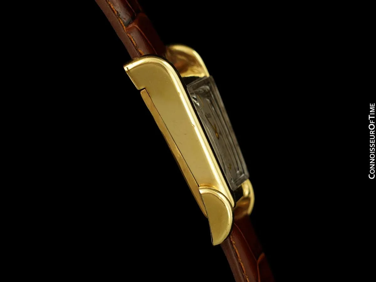 1949 LeCoultre Vintage Mens 10K Gold Filled "Grasshopper" Watch, - The Aristocrat