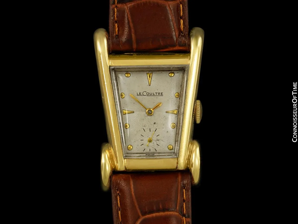 1949 LeCoultre Vintage Mens 10K Gold Filled "Grasshopper" Watch, - The Aristocrat