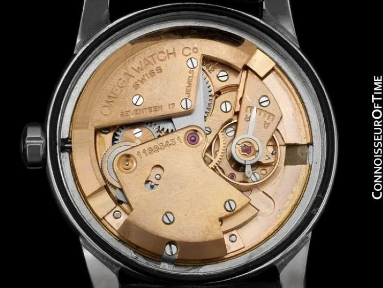 1950 Omega Vintage (Seamaster) Mens Automatic, Waterproof "Hammer Rotor" Watch - Stainless Steel