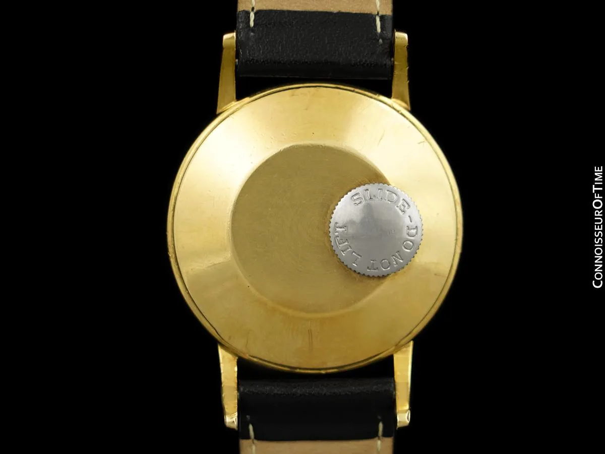 1954 LeCoultre Futurematic Vintage Mens Watch, Curved Lugs - 10K Gold Filled