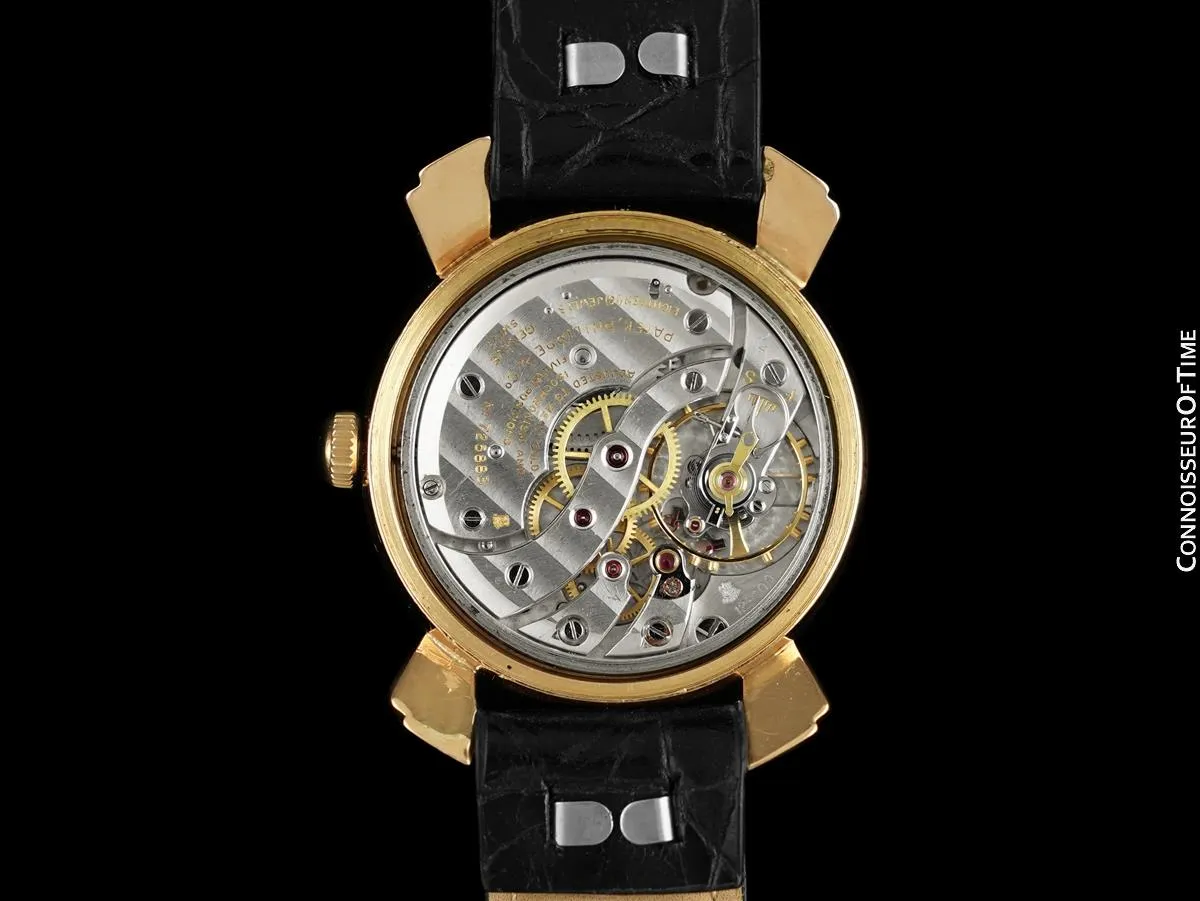 1955 Patek Philippe Vintage Mens Watch with Dramatic Case - 18K Rose Gold
