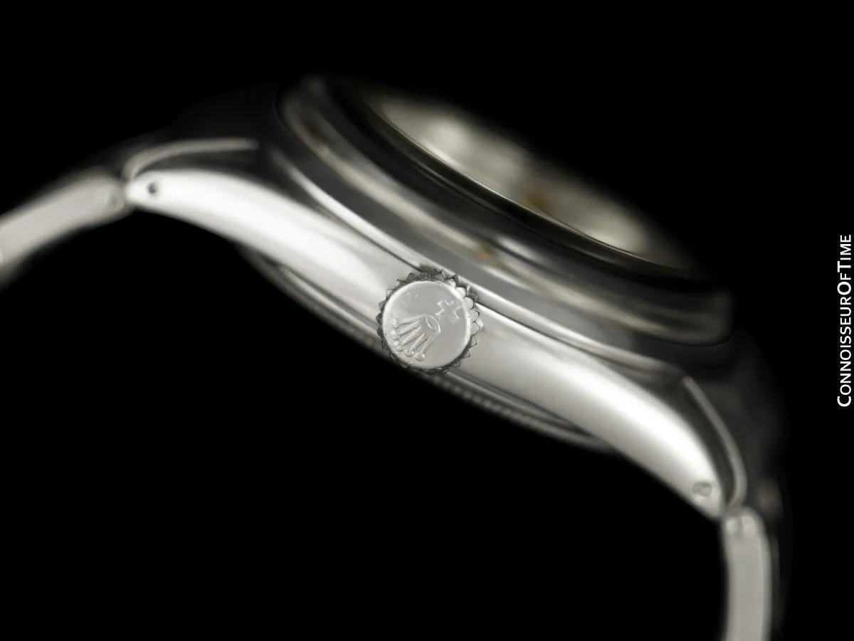 1958 Rolex Oyster Shock-Resisting Classic Vintage Mens Handwound Watch - Stainless Steel