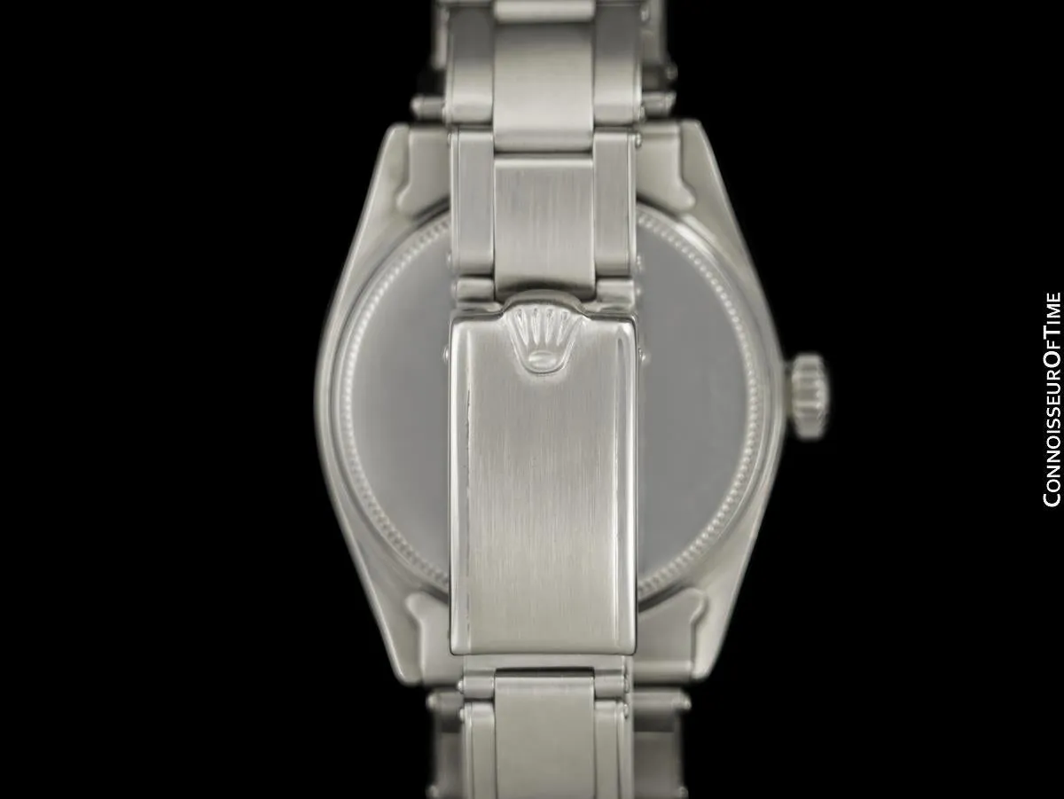 1958 Rolex Oyster Shock-Resisting Classic Vintage Mens Handwound Watch - Stainless Steel