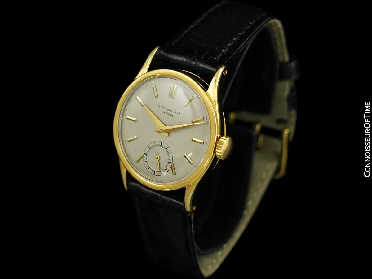 1960 Patek Philippe Vintage Calatrava Ref. 96 Mens Watch - 18K Gold