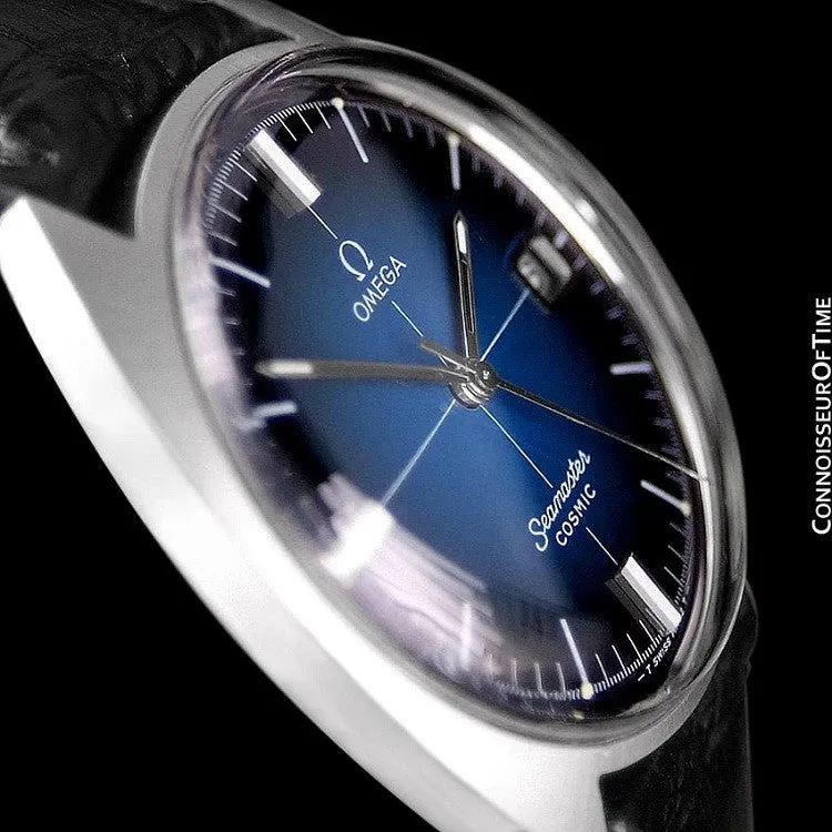1960's Omega Vintage Mens Seamaster Cosmic Retro Handwound Watch - Stainless Steel