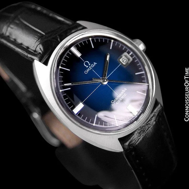 1960's Omega Vintage Mens Seamaster Cosmic Retro Handwound Watch - Stainless Steel
