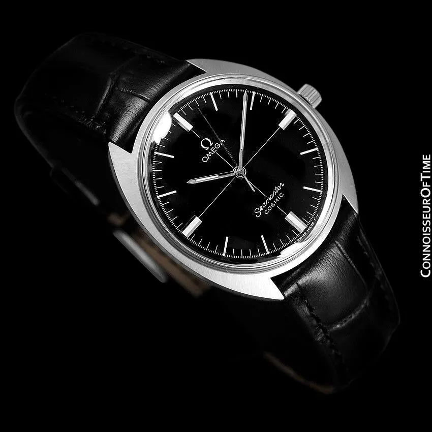 1960's Omega Vintage Mens Seamaster Cosmic Retro Handwound Watch - Stainless Steel