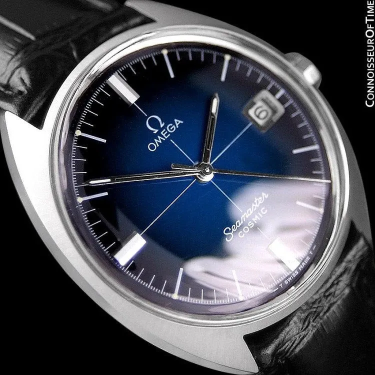 1960's Omega Vintage Mens Seamaster Cosmic Retro Handwound Watch - Stainless Steel