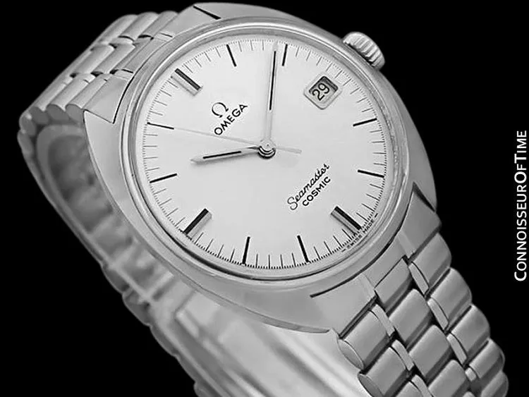 1960's Omega Vintage Mens Seamaster Cosmic Retro Handwound Watch - Stainless Steel