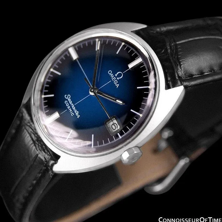 1960's Omega Vintage Mens Seamaster Cosmic Retro Handwound Watch - Stainless Steel