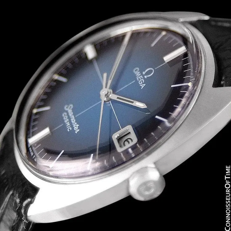 1960's Omega Vintage Mens Seamaster Cosmic Retro Handwound Watch - Stainless Steel