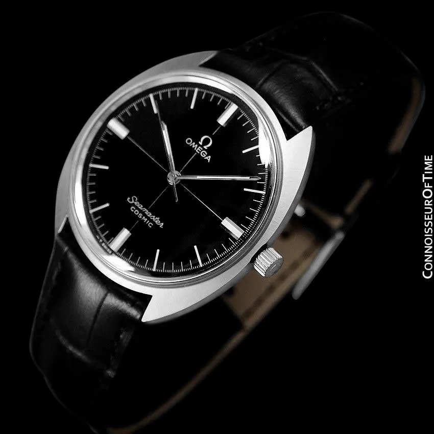 1960's Omega Vintage Mens Seamaster Cosmic Retro Handwound Watch - Stainless Steel