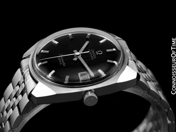 1960's Omega Vintage Mens Seamaster Cosmic Retro Watch, Date, Auto - Stainless Steel
