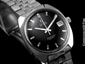 1960's Omega Vintage Mens Seamaster Cosmic Retro Watch, Date, Auto - Stainless Steel