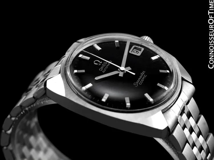 1960's Omega Vintage Mens Seamaster Cosmic Retro Watch, Date, Auto - Stainless Steel