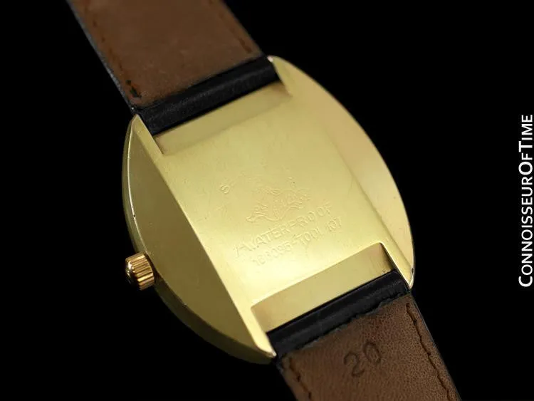 1960's Omega Vintage Mens Seamaster Cosmic Retro Watch, Day Date - 18K Gold Plated