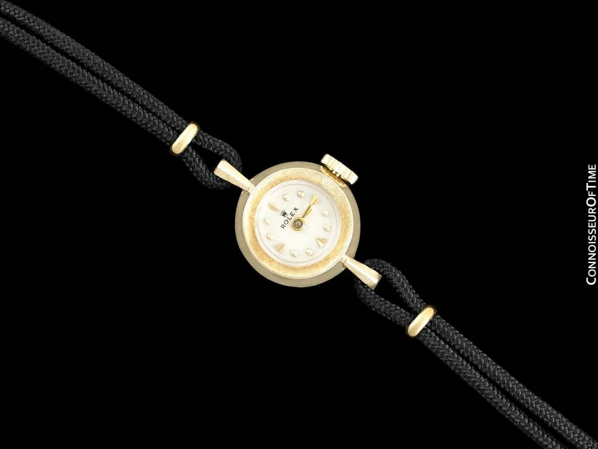 1960's Rolex Vintage Ladies Dress Watch - 14K Gold