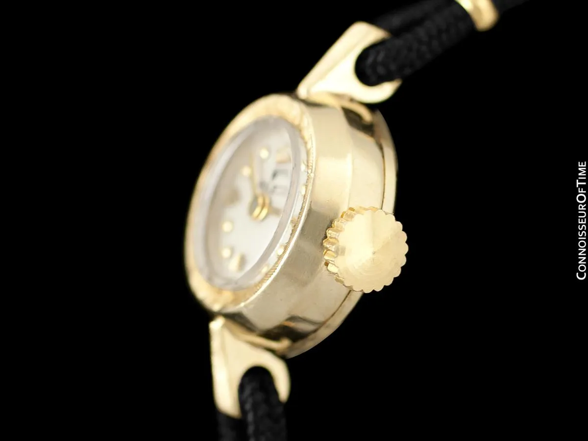 1960's Rolex Vintage Ladies Dress Watch - 14K Gold