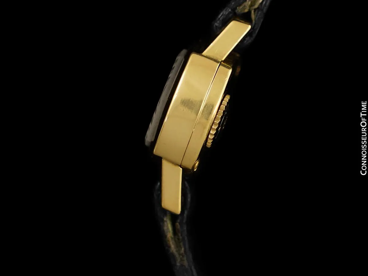 1960's Vacheron & Constantin Ladies Backwind Miniature Watch - 18K Gold