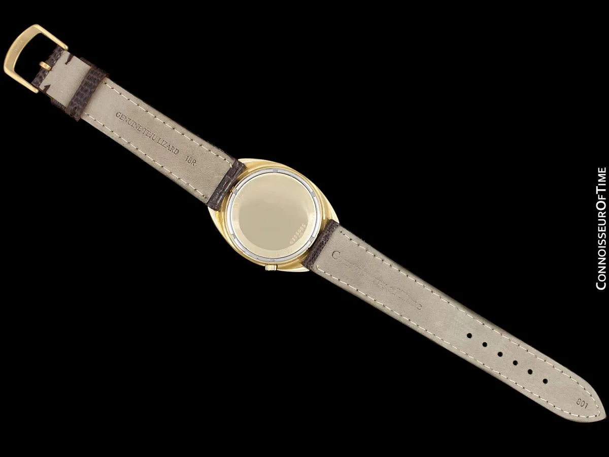 1963 Bulova Accutron Vintage Mens Day Date Watch - Solid 14K Gold