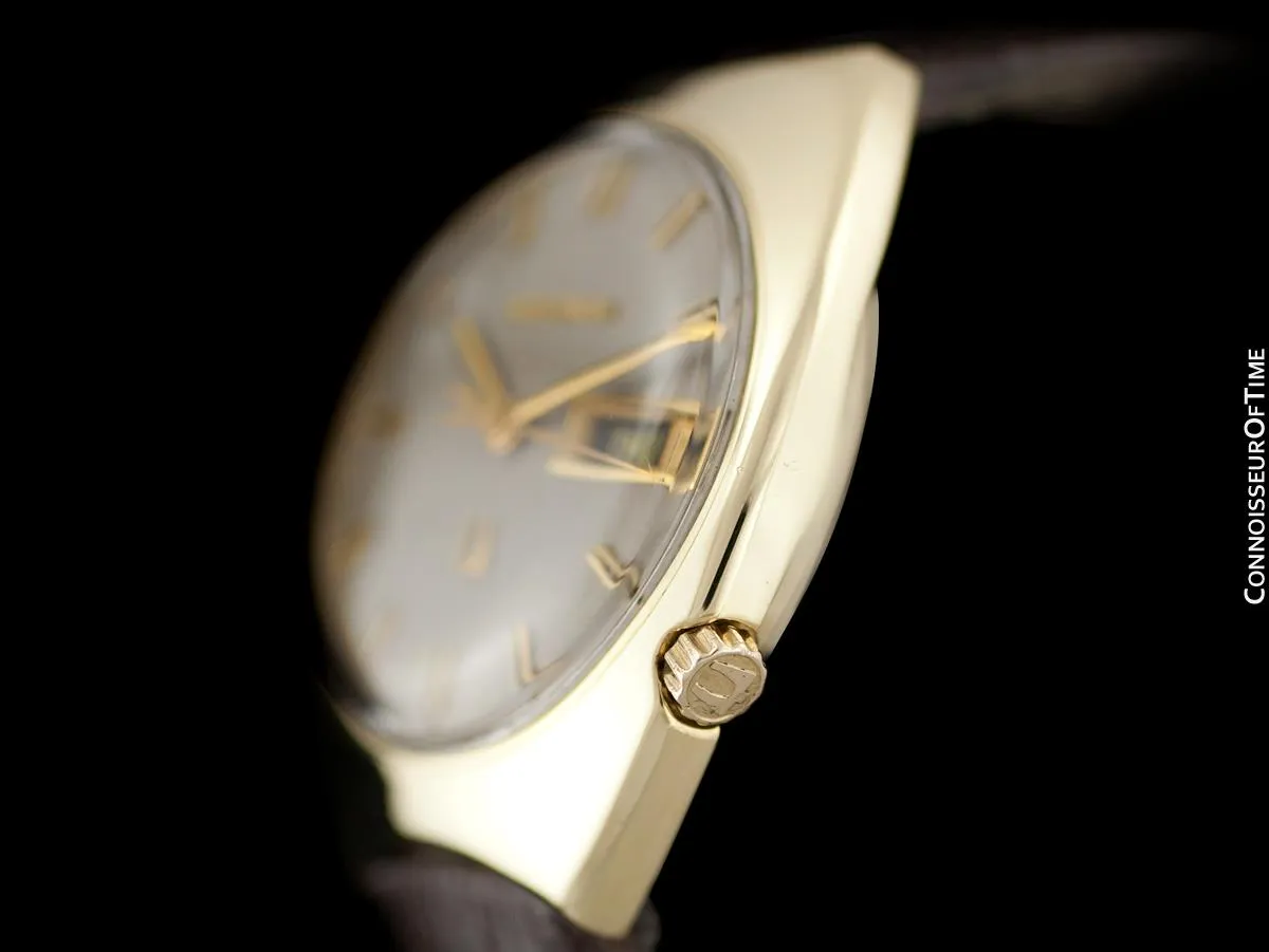 1963 Bulova Accutron Vintage Mens Day Date Watch - Solid 14K Gold