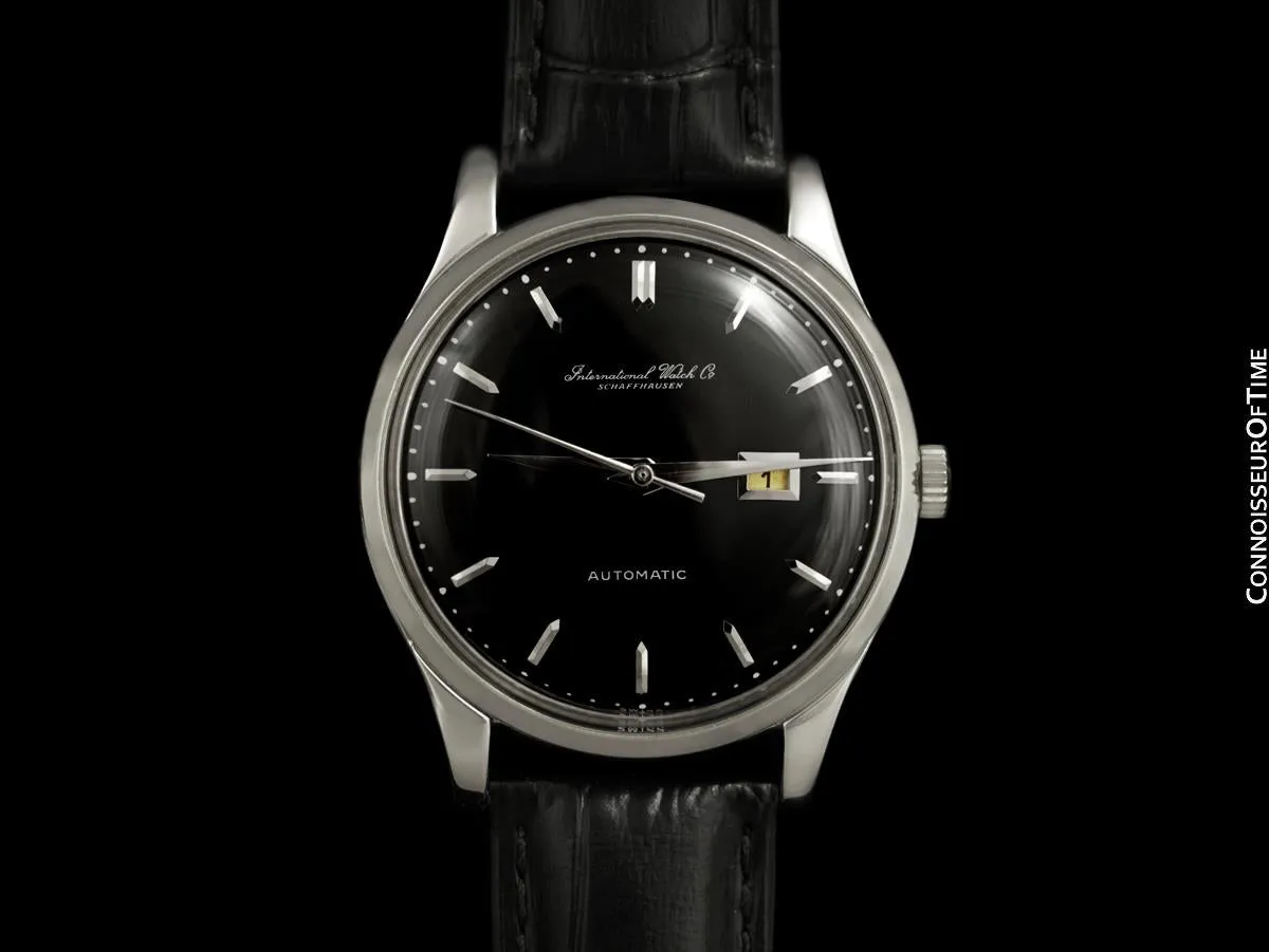 1963 IWC Vintage Mens Watch, Cal. 8531 Automatic with Date - Stainless Steel