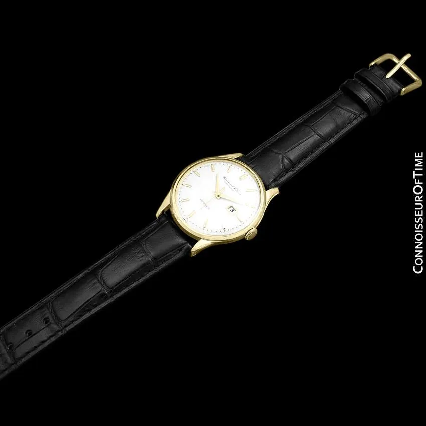 1963 IWC Vintage Mens Watch, Cal. 8541 Automatic with Date - 18K Gold Plated