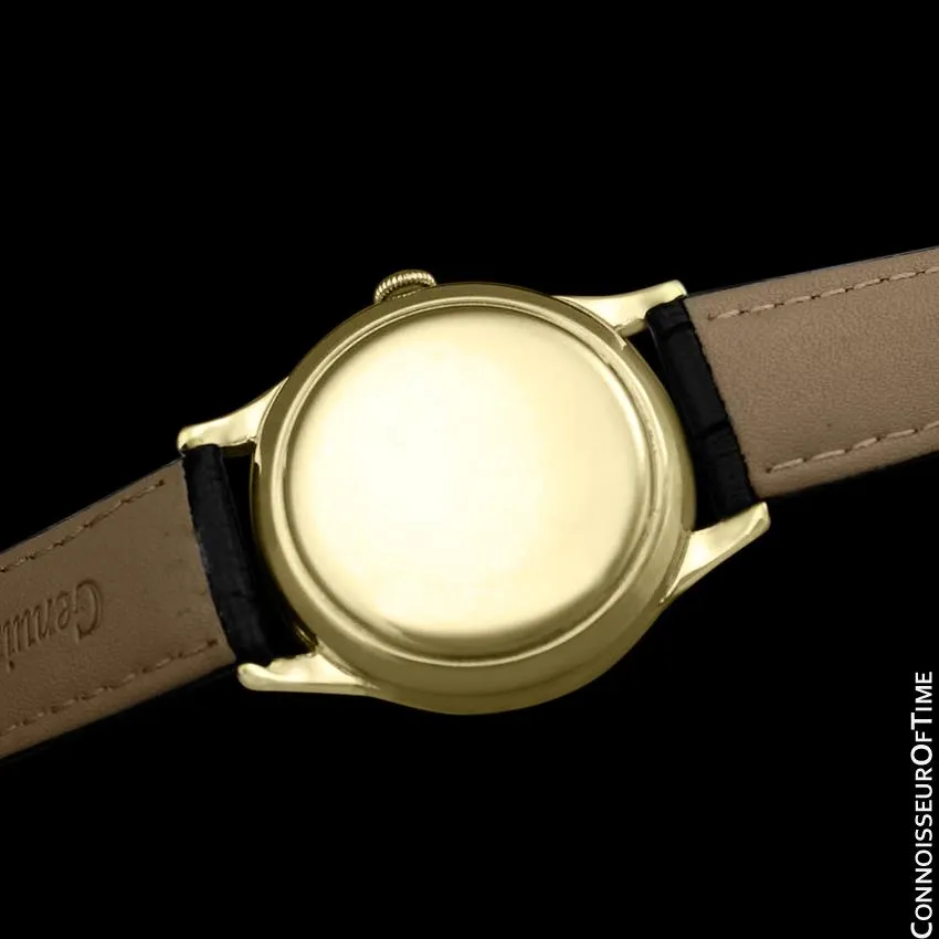1963 IWC Vintage Mens Watch, Cal. 8541 Automatic with Date - 18K Gold Plated