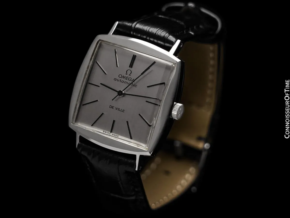 1966 Omega De Ville Vintage Mens Automatic Classic Retro Watch - Stainless Steel
