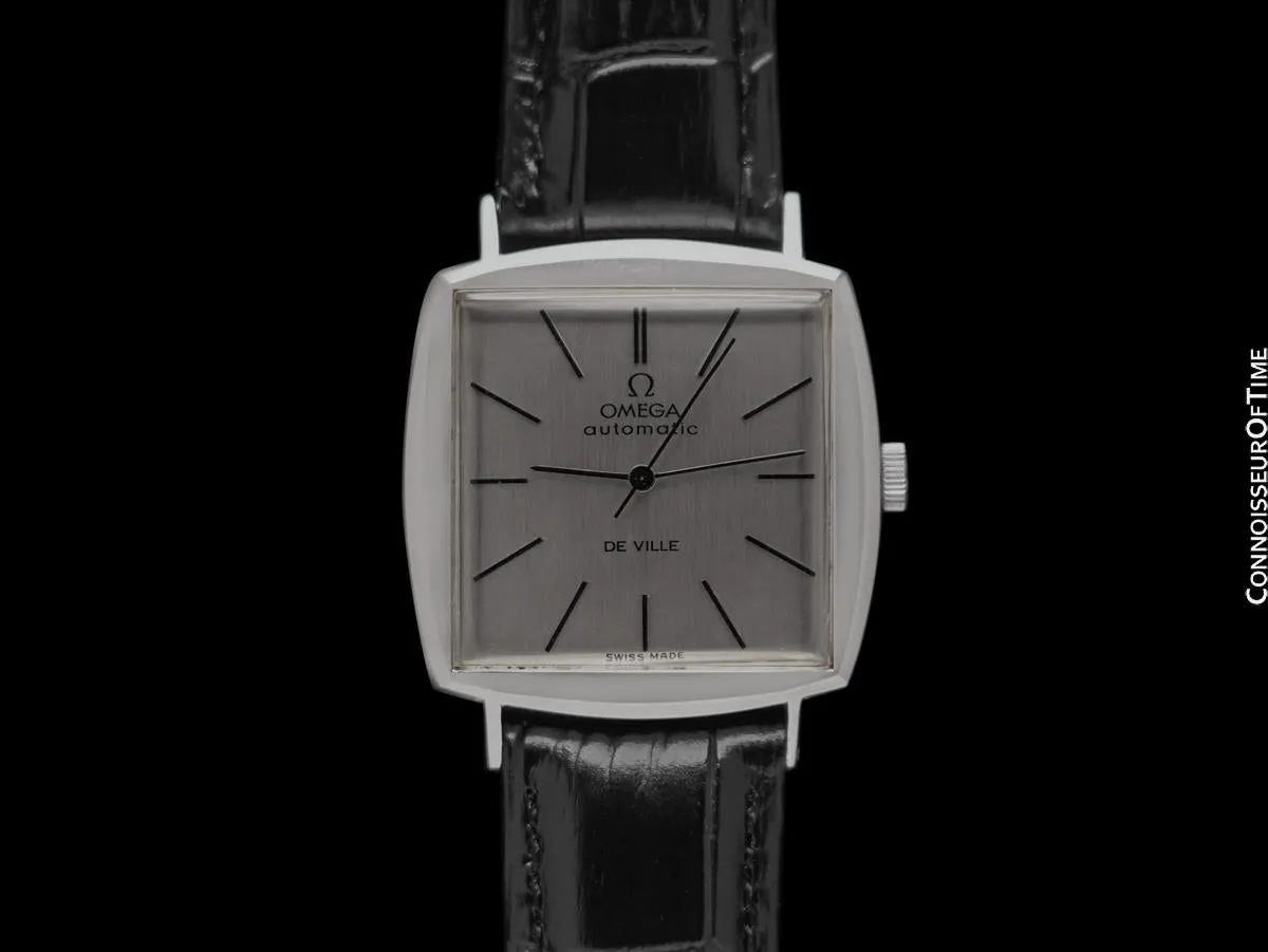 1966 Omega De Ville Vintage Mens Automatic Classic Retro Watch - Stainless Steel
