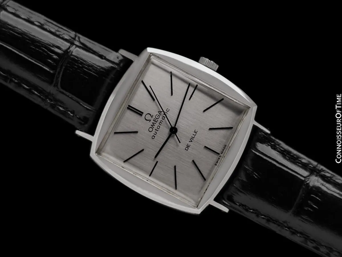 1966 Omega De Ville Vintage Mens Automatic Classic Retro Watch - Stainless Steel