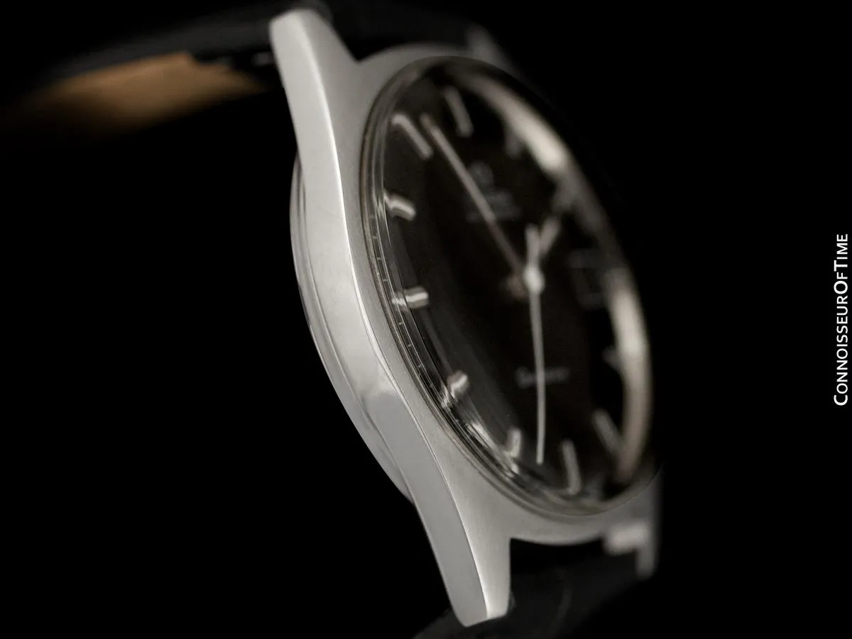 1969 Omega Geneve Vintage Mens Cal. 565 Automatic Watch with Quick-Setting Date - Stainless Steel
