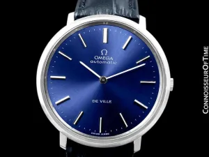 1969 Omega Vintage De Ville Mens Full Size Automatic Watch - Stainless Steel