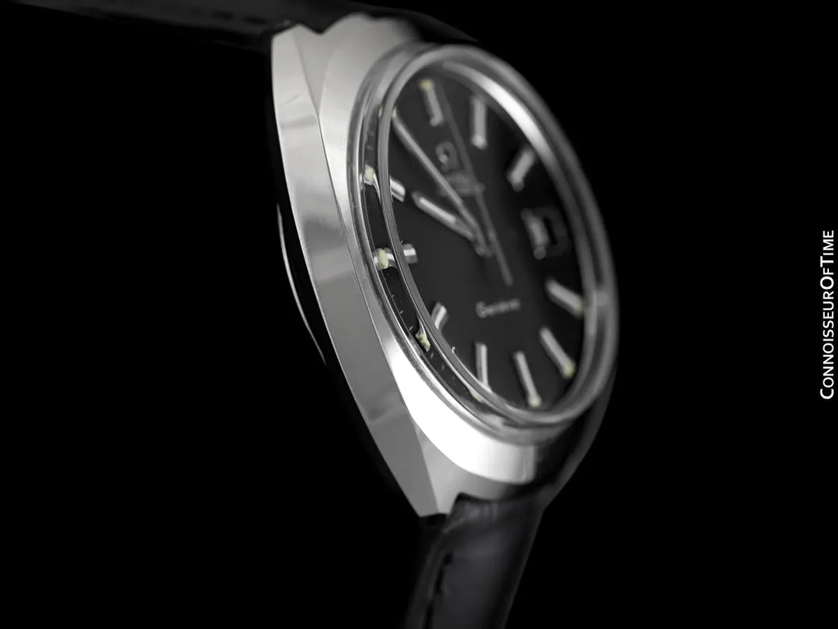 1970 Omega Chronostop Vintage Mens Retro Sporting Chronograph Watch with Date - Stainless Steel