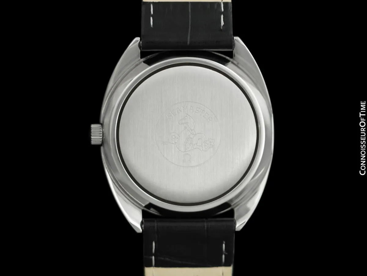 1970's Omega Seamaster Cosmic 2000 Vintage Large Retro Mens Dive Watch, Date - Stainless Steel