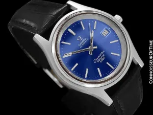 1970's Omega Seamaster Cosmic 2000 Vintage Retro Mens Dive Watch, Date - Stainless Steel