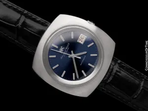 1971 IWC Vintage Mens Jumbo Size Retro Watch, Cal. 8541B Pellaton Automatic - Stainless Steel