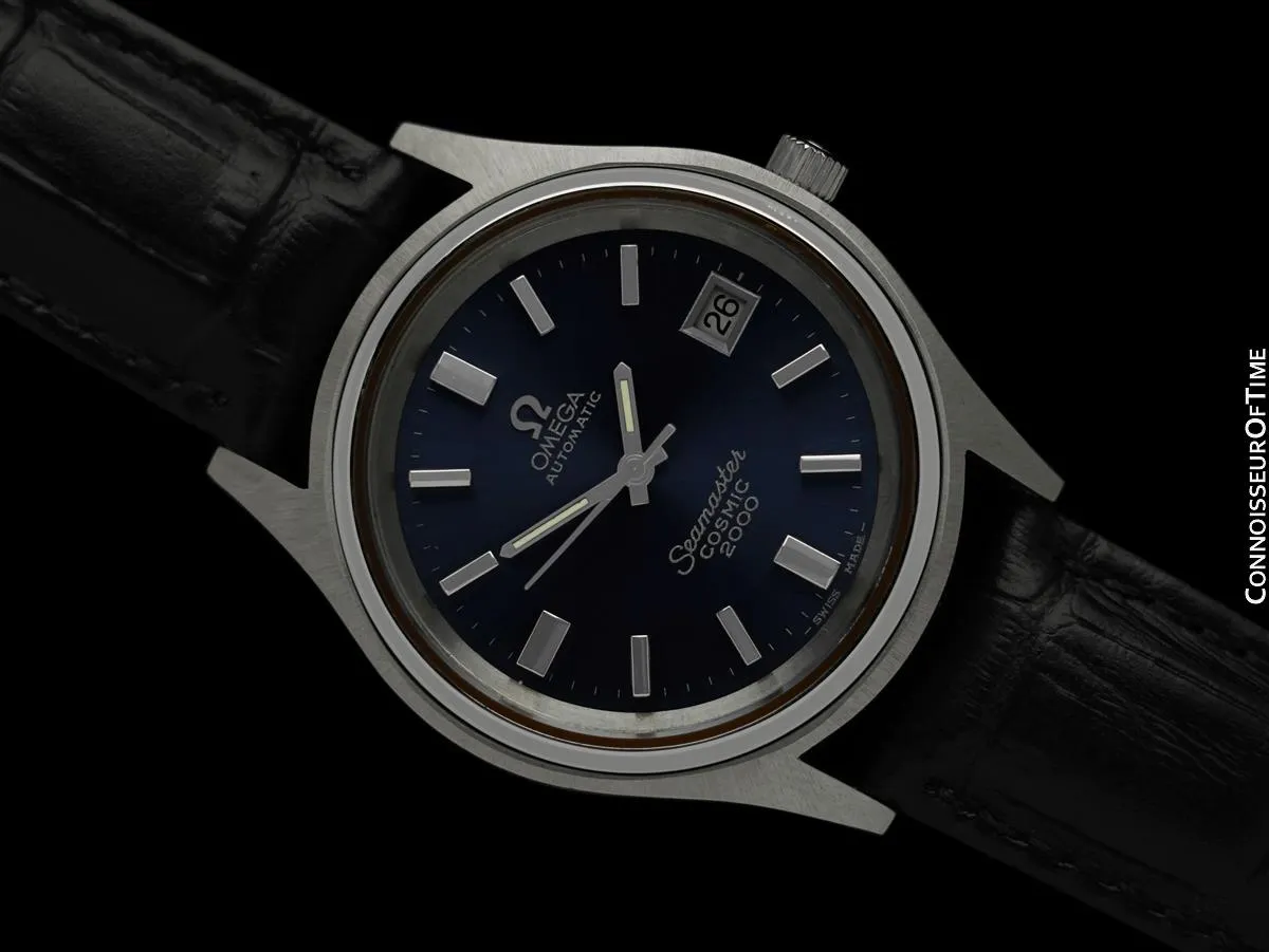 1971 Omega Seamaster Cosmic 2000 Vintage Retro Mens Dive Watch - Stainless Steel