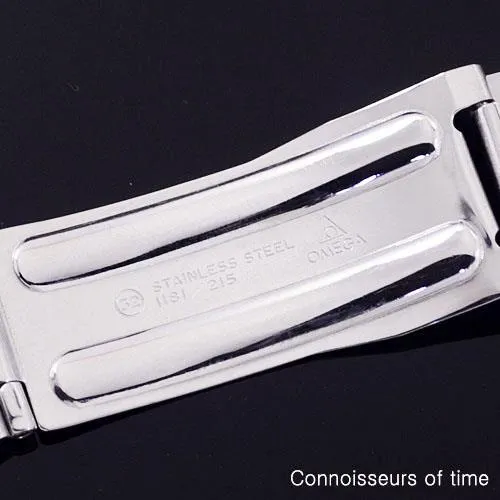 1973 Omega Geneve Vintage Mens Automatic Bracelet Watch, Quick-Setting Date - Stainless Steel
