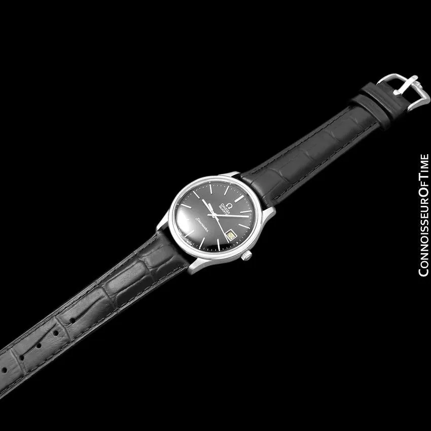 1977 Omega Seamaster Classic Vintage Mens Full Size Accuset Watch, Date - Stainless Steel