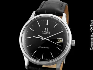 1977 Omega Seamaster Classic Vintage Mens Full Size Accuset Watch, Date - Stainless Steel