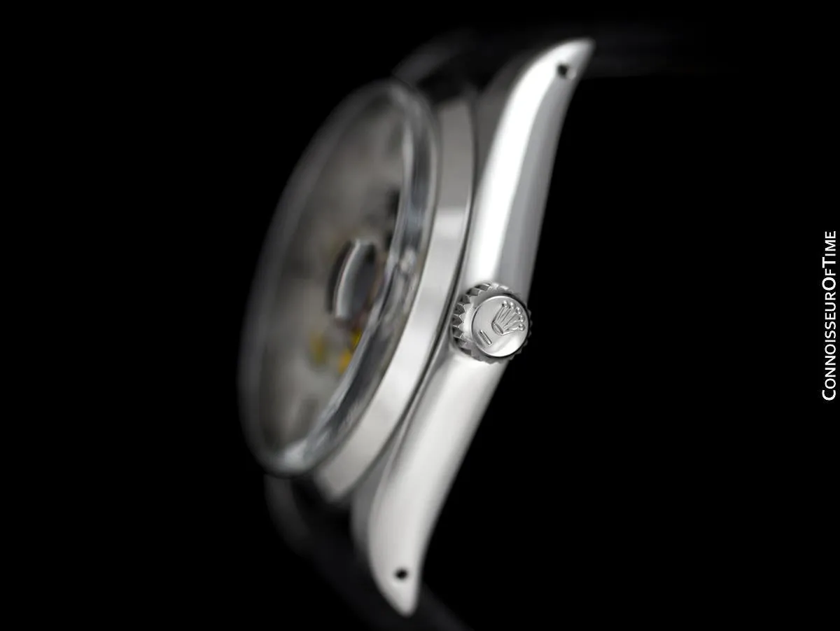1978 Rolex Oysterdate Vintage Mens Mickey Mouse Dial Watch with Date - Stainless Steel