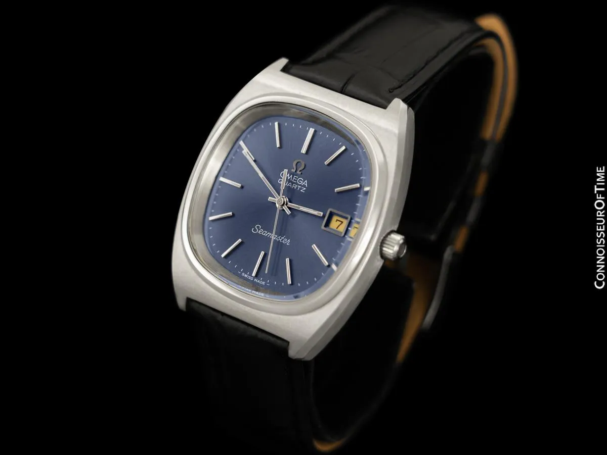 1979 Omega Seamaster Vintage Mens Cal. 1342 Quartz Date Watch - Stainless Steel