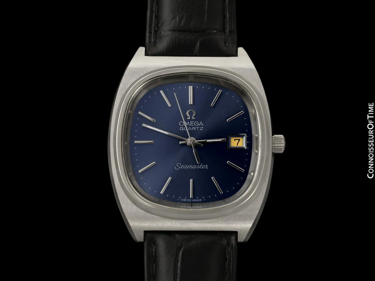 1979 Omega Seamaster Vintage Mens Cal. 1342 Quartz Date Watch - Stainless Steel